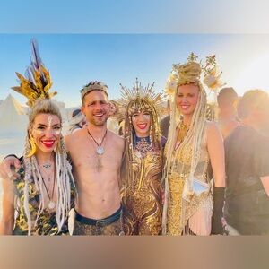 Custom Gold Sequin Mesh Stretch Jumpsuit of Your Dreams (Handmade)